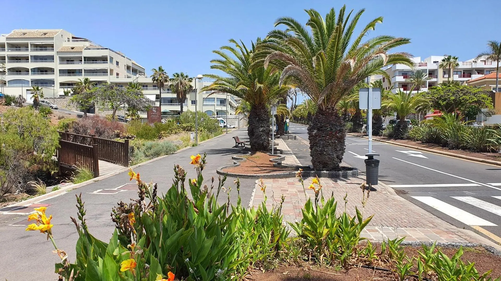Ocean View & Sunset Palm-Mar, Pool, Parking Daire Palm-mar